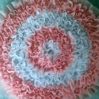 特种混合绣、盘带绣、绳绣、绳带绣